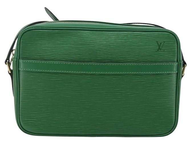 LOUIS VUITTON Borsa a Spalla Epi Trocadero 27 Verde M52314 LV Auth BA5916 - vista 13