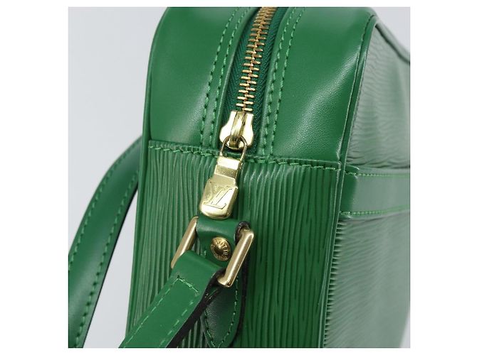 LOUIS VUITTON Borsa a Spalla Epi Trocadero 27 Verde M52314 LV Auth BA5916 - vista 19