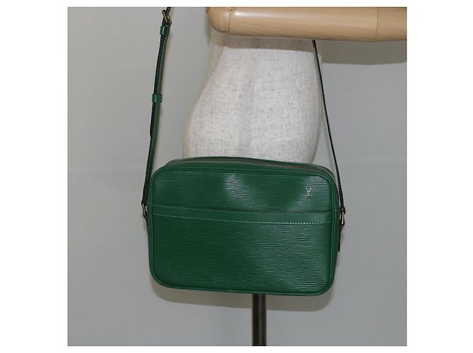 LOUIS VUITTON Borsa a Spalla Epi Trocadero 27 Verde M52314 LV Auth BA5916 - vista 23