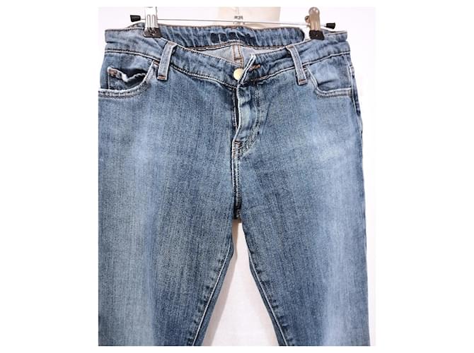 Ba&sh Jeans Rieur Basic Stretch Usato W26 TM Blu - vista 10