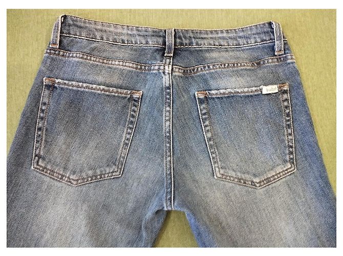 Ba&sh Jeans Rieur Basic Stretch Usato W26 TM Blu - vista 11