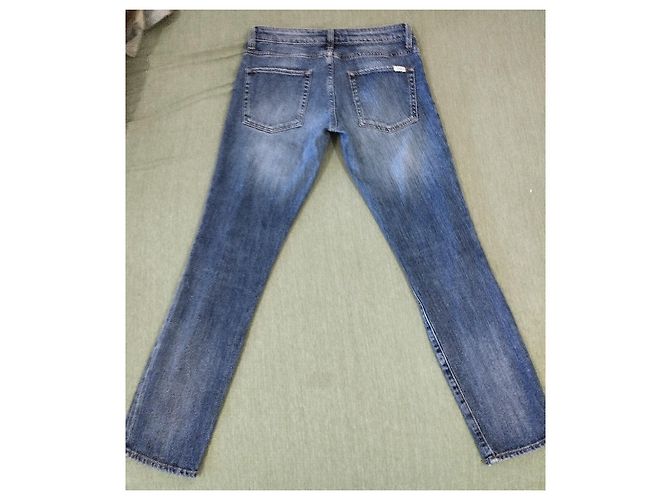 Ba&sh Jeans Rieur Basic Stretch Usato W26 TM Blu - vista 15