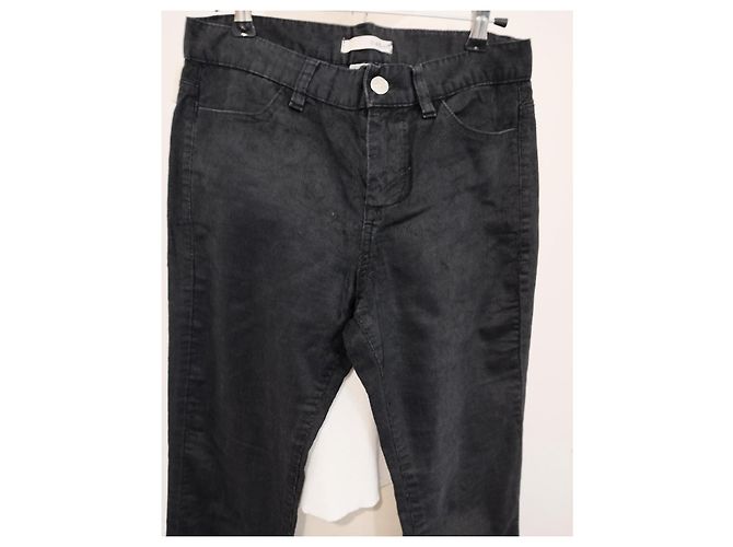 Ba&sh Low Iron Samtjeans TS Schwarz - Ansicht 6