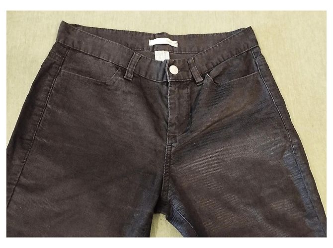 Ba&sh Low Iron Samtjeans TS Schwarz - Ansicht 7