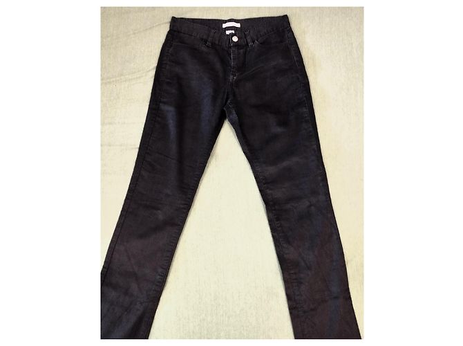 Ba&sh Low Iron Samtjeans TS Schwarz - Ansicht 9