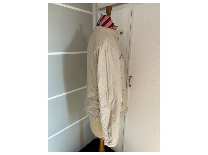 Burberry Steppjacke beige mit Check Paspel - Ansicht 2