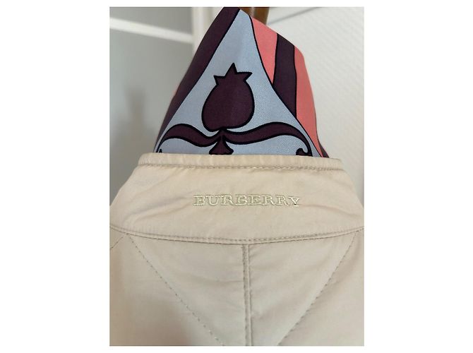 Burberry Steppjacke beige mit Check Paspel - Ansicht 4