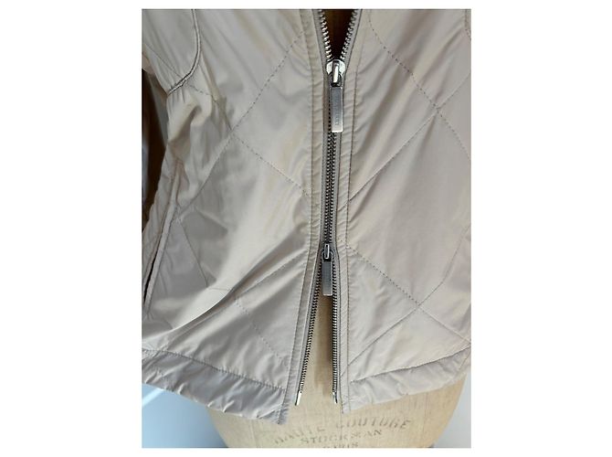 Burberry Steppjacke beige mit Check Paspel - Ansicht 6