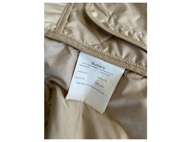 Burberry Steppjacke beige mit Check Paspel - Ansicht 9