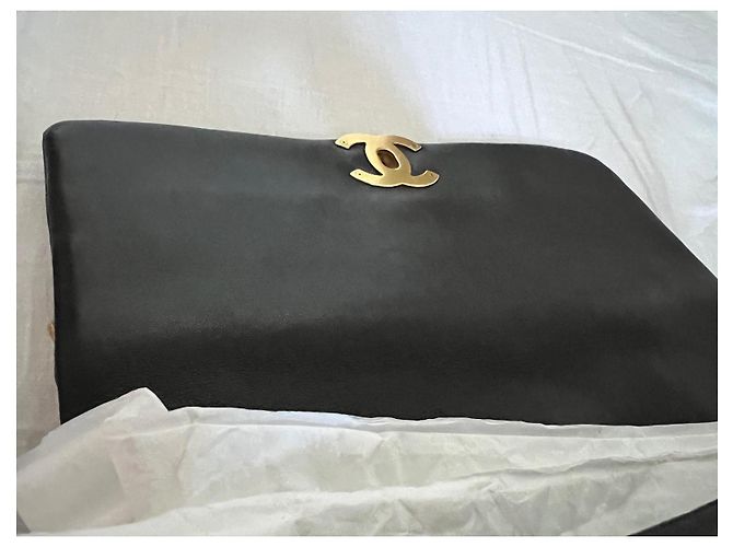 Borsa Chanel 19 Large in agnello nero - vista 7