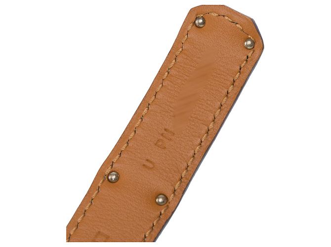 Hermès HERMES Kelly Accessoire aus exotischem Leder Grün - 102920 - Ansicht 9