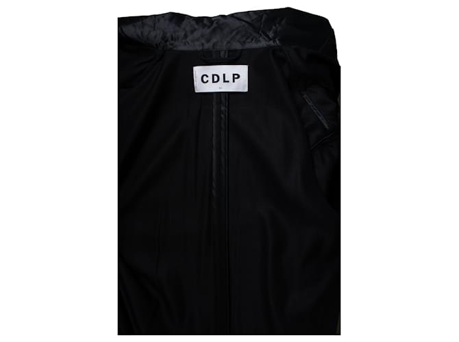 Autre Marque CDLP, Bata larga de seda negra Negro - vista 6