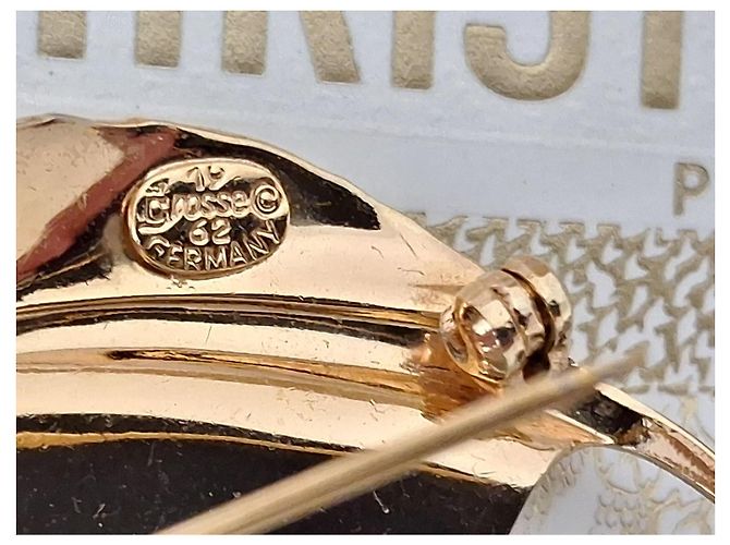 Dior 1962 novíssimo - Condição excepcional Dourado Gold hardware - vista 4