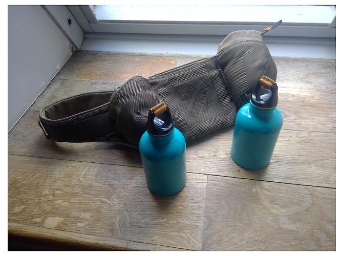Louis Vuitton Damier Grey Belt Bag with Water Bottles - view 9