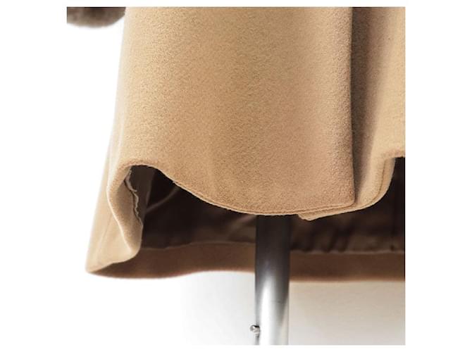 Autre Marque Abrigo de Conejo Rex Melton ADORE Beige Camello - vista 12