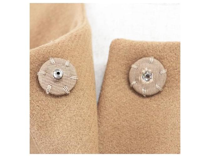 Autre Marque Abrigo de Conejo Rex Melton ADORE Beige Camello - vista 3