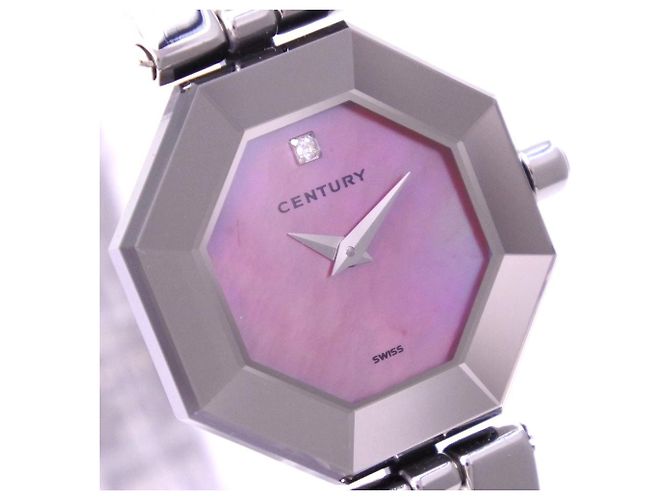 Autre Marque CENTURY Time Gem Edelstahl Quarz Silber - Ansicht 3