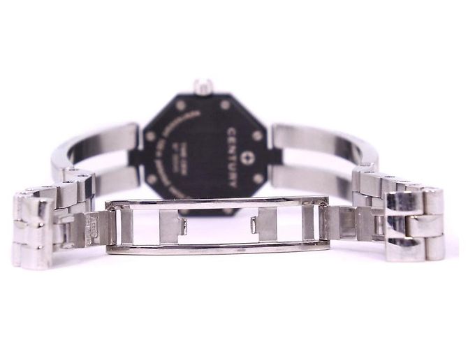 Autre Marque CENTURY Time Gem Edelstahl Quarz Silber - Ansicht 6