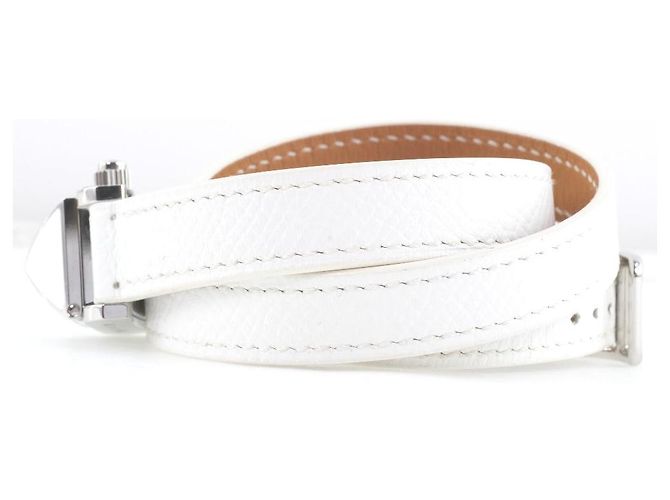 Orologio in acciaio inossidabile Hermès Medor Rock Bianco - vista 5