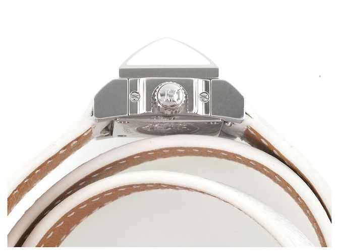 Orologio in acciaio inossidabile Hermès Medor Rock Bianco - vista 7