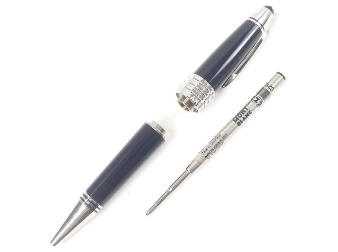 Montblanc John F. Kennedy Sonderedition Silber Kugelschreiber Marineblau - Ansicht 3
