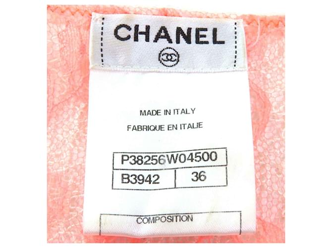 Cardigan de algodón COCO Mark de Chanel Rosa - vista 6