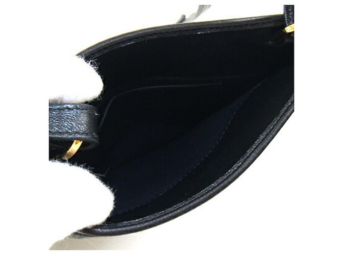 Borsa a spalla in pelle nera Matelassé Miu Miu Nero - vista 3
