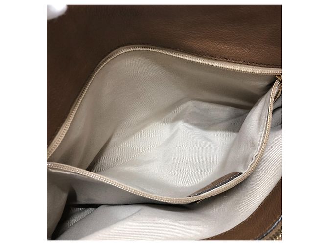 Sac à main Gancini de Salvatore Ferragamo Beige - vue 11