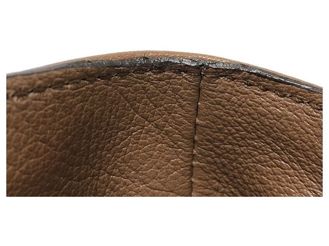 Sac à main Gancini de Salvatore Ferragamo Beige - vue 12