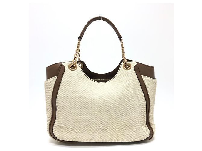 Sac à main Gancini de Salvatore Ferragamo Beige - vue 2
