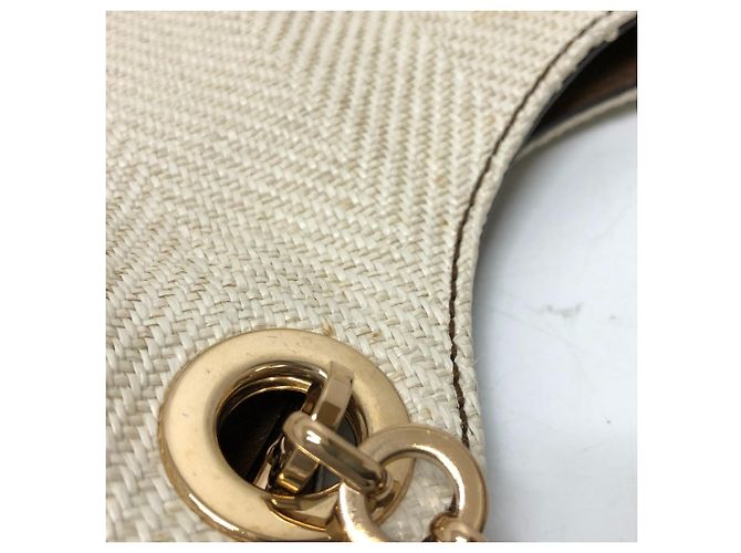 Sac à main Gancini de Salvatore Ferragamo Beige - vue 7