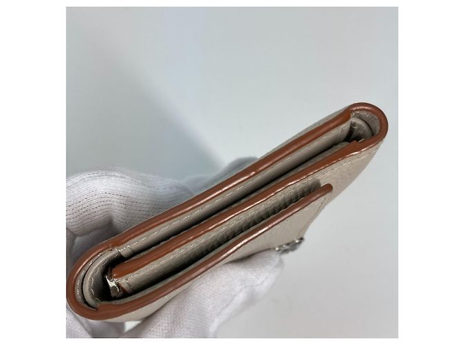 Loewe Anagram Vertical Wallet in Light Ghost Beige - view 11