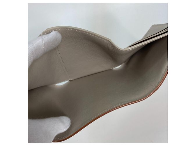 Loewe Anagram Vertical Wallet in Light Ghost Beige - view 9