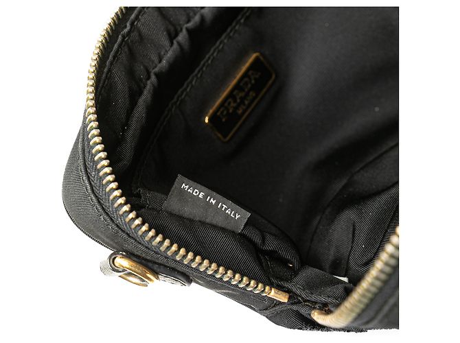 Bolsa de câmera em tessuto preto Prada - vista 8