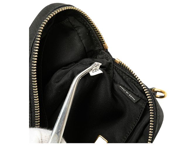 Bolsa de câmera em tessuto preto Prada - vista 9