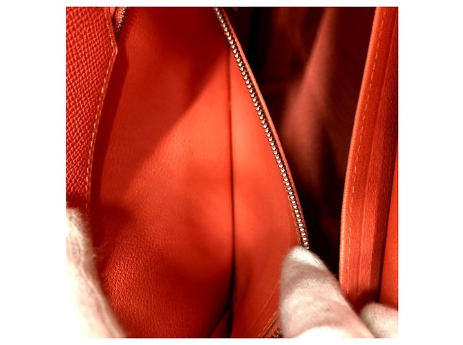 Borsa Tote Birkin 30 di Hermès Rosa Corallo - vista 14