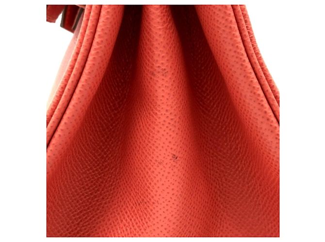 Borsa Tote Birkin 30 di Hermès Rosa Corallo - vista 2