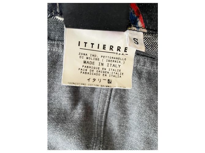 Versace Jeans Couture Graffiti Denim Jacke Schwarz Mehrfarben - Ansicht 9