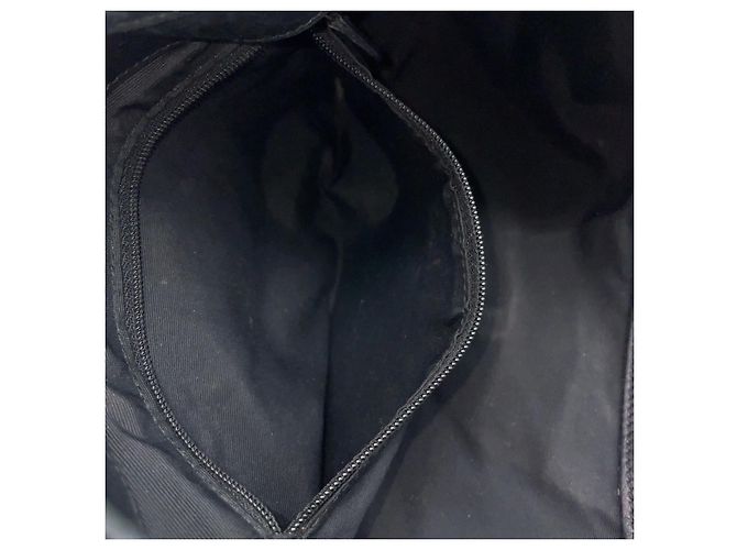 Borsa a spalla Gucci Jackie GG Denim e Pelle Nera Nero Grigio antracite - vista 9