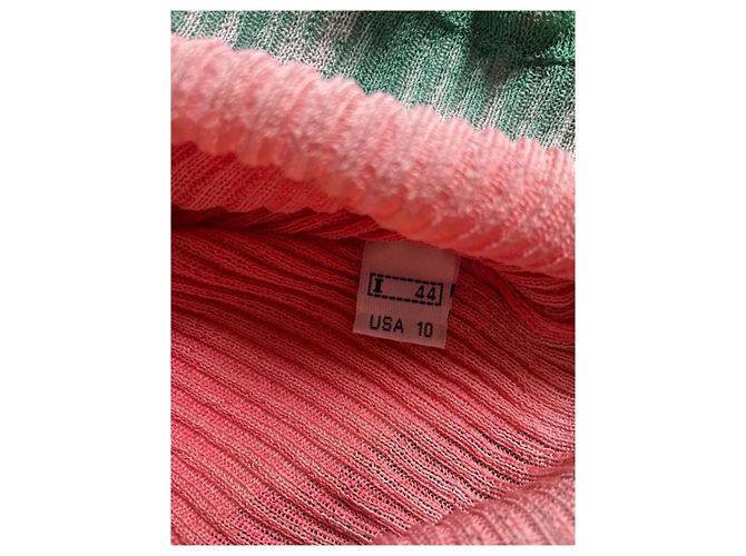 Roberto Cavalli Cardigan Rosa Grün Viscose Pink - Ansicht 7