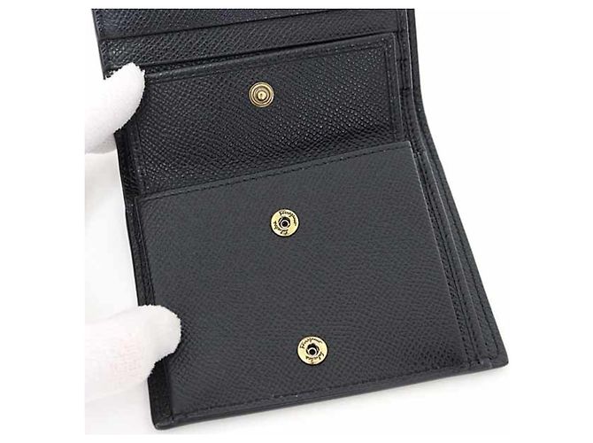 Billetera bifold Double Gancini Salvatore Ferragamo Negro - vista 5