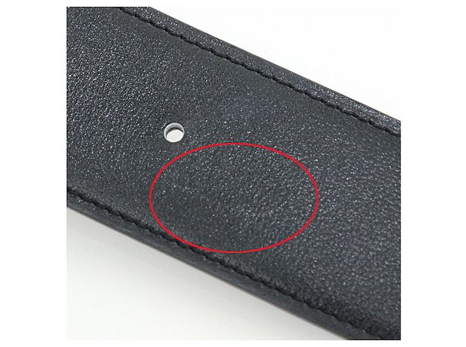 Cinturón Estándar de Cuero con Hebilla Real Hermès Negro - vista 5