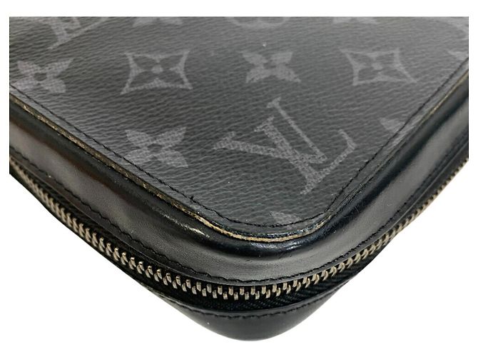 Pochette Zippy XL Monogram Eclipse de Louis Vuitton Noir Monogramme - vue 3