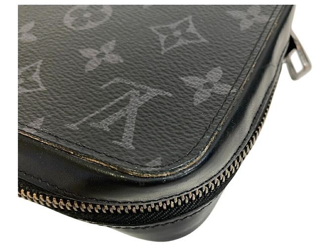 Pochette Zippy XL Monogram Eclipse de Louis Vuitton Noir Monogramme - vue 6