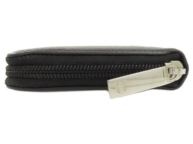 Cartera larga Chanel Coco Mark en piel de ternera granulada Negro - vista 3
