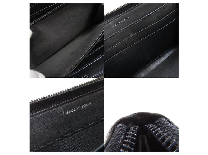 Cartera larga Chanel Coco Mark en piel de ternera granulada Negro - vista 8
