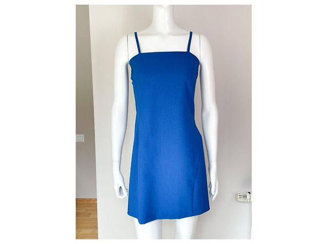 Blaues Versace Jeans Couture Trägerkleid - vista 3