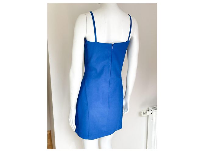 Blaues Versace Jeans Couture Trägerkleid - vista 6