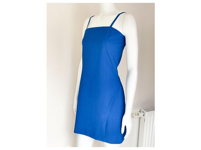 Blaues Versace Jeans Couture Trägerkleid - vista 8