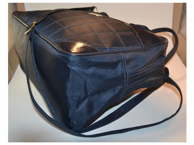 Borsa a mano Carven in tela blu - vista 2